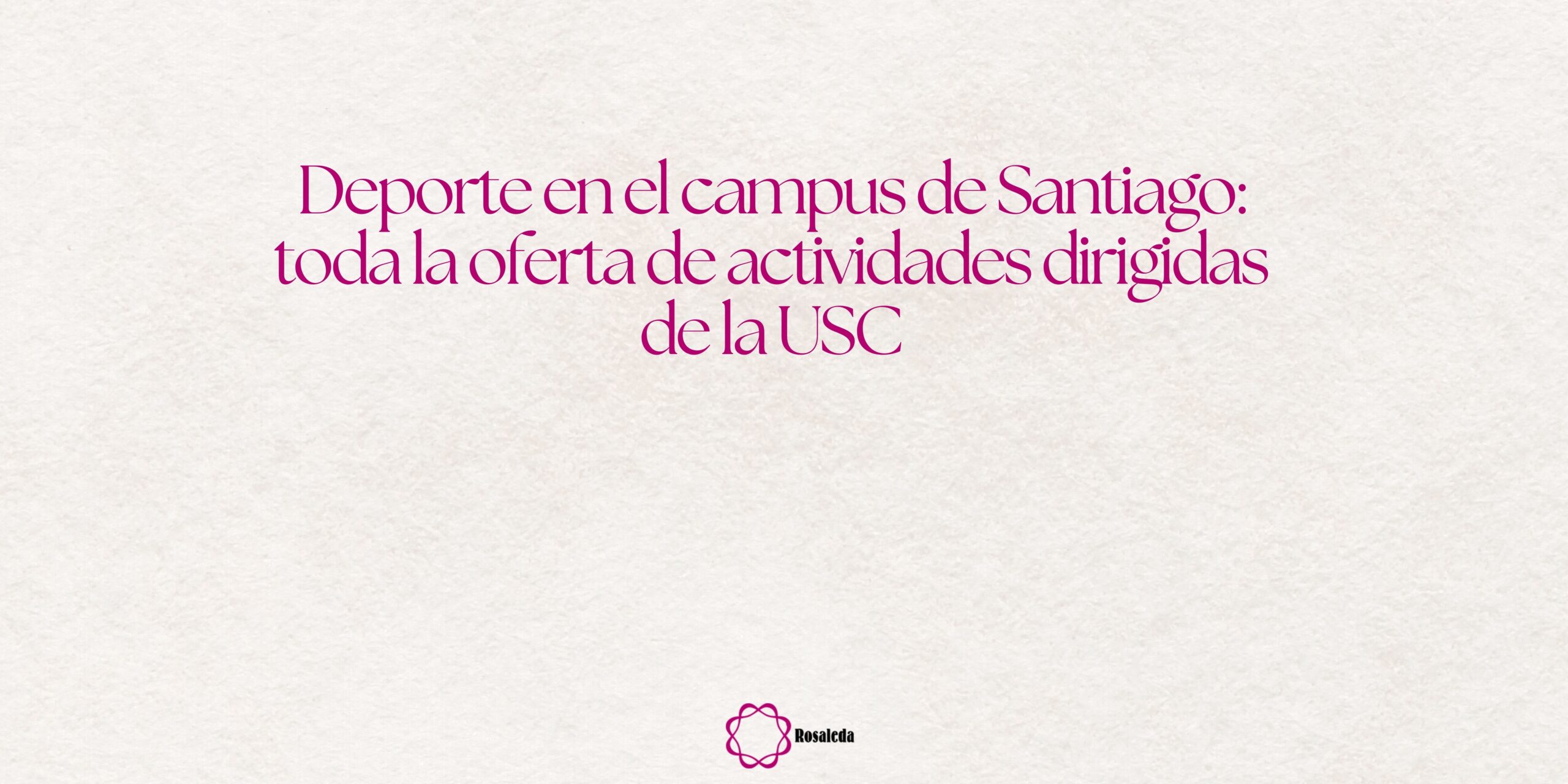 Deporte en la USC